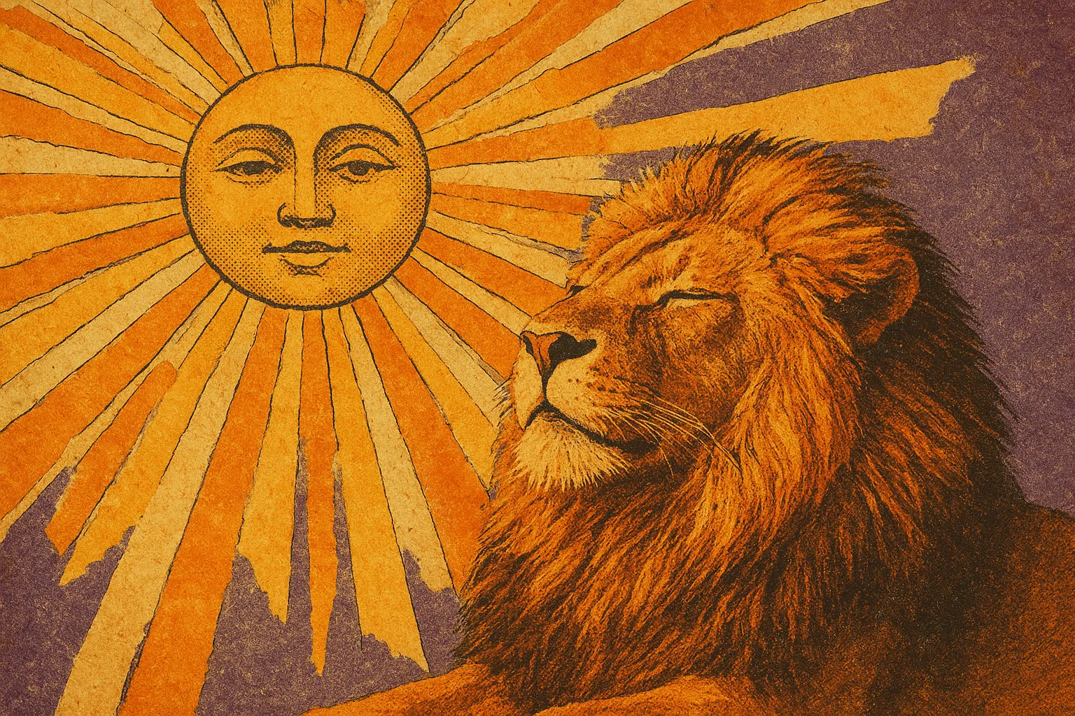Leo daily horoscope Monday retro pop-art — February 23, 2026